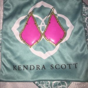 Kendra Scott Alex Earrings in Magenta